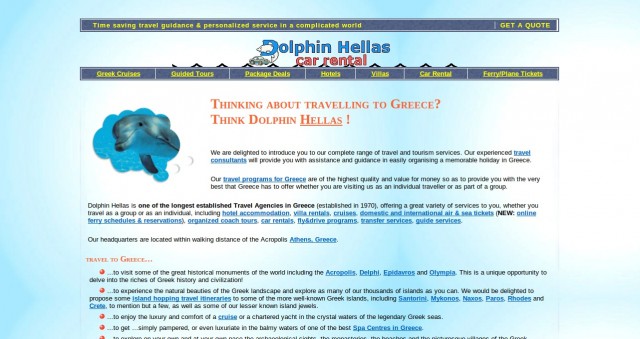 Dolphin-Hellas-website
